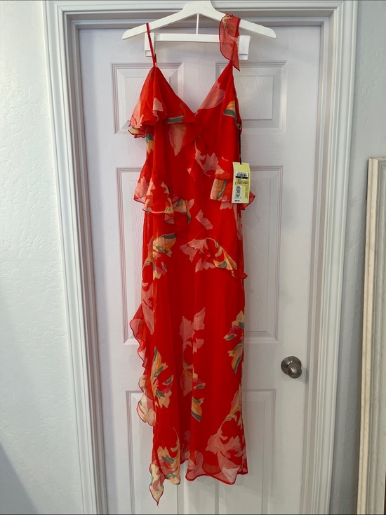 Future Collective Dresses & Skirts - Future Collective Floral Ruffle Dress – Medium – NWT
